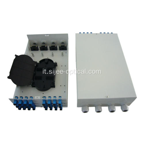 24 corpi FTTH Terminal Box montati a parete